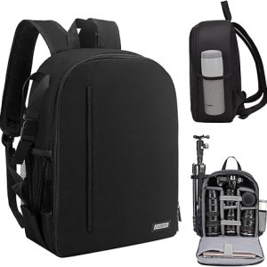CADeN Camera Backpack Bag Professional for DSLR/SLR Mirrorless Camera Waterproof, Camera Case Compatible for Sony Canon Nikon