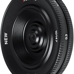 7artisans 18MM F6.3 Mark II UFO Lens, APS-C, Prime Lens, Ultra-Thin Compatible with M4/3 Mount Compact Mirrorless Cameras for Panasonic GM/GX/G/GH/GF Series for Olympus EPM/EP/EPL/Pen/EM Series