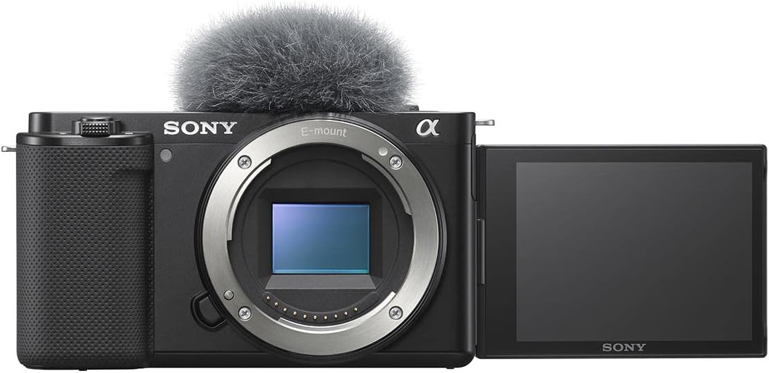 ZV-E10 Mirrorless Camera Body, Black Bundle with, 64GB SD Memory Card, Shoulder Bag - Image 2